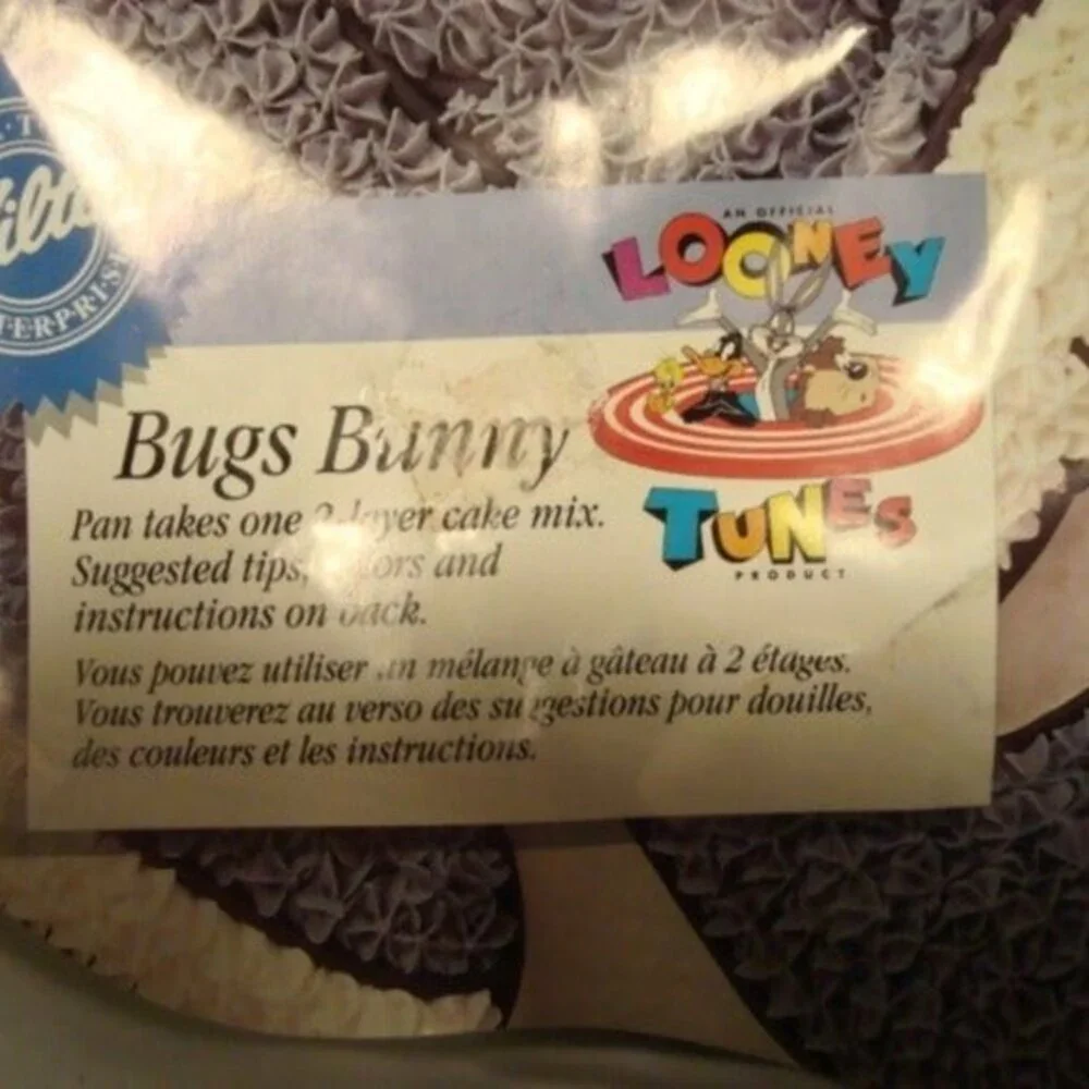 Bugs Bunny Cake Pan Wilton Mold 1996
